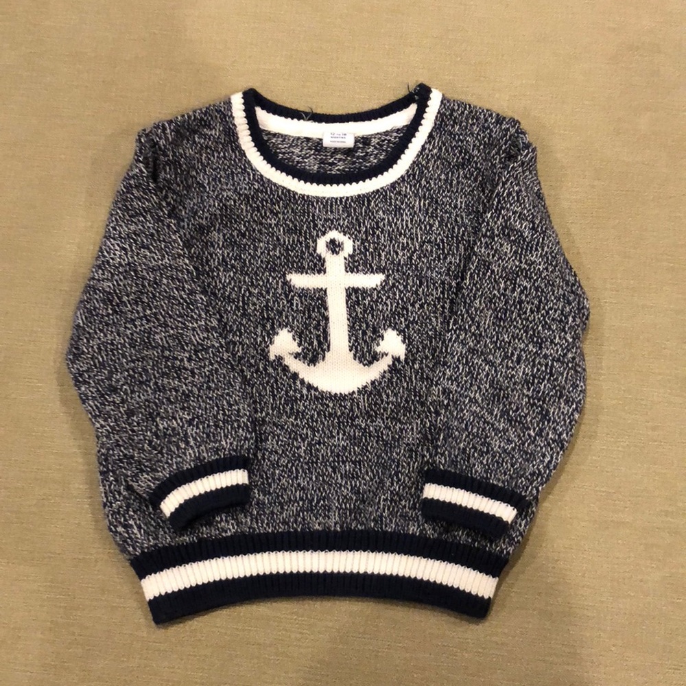 Janie and Jack Anchor Sweater